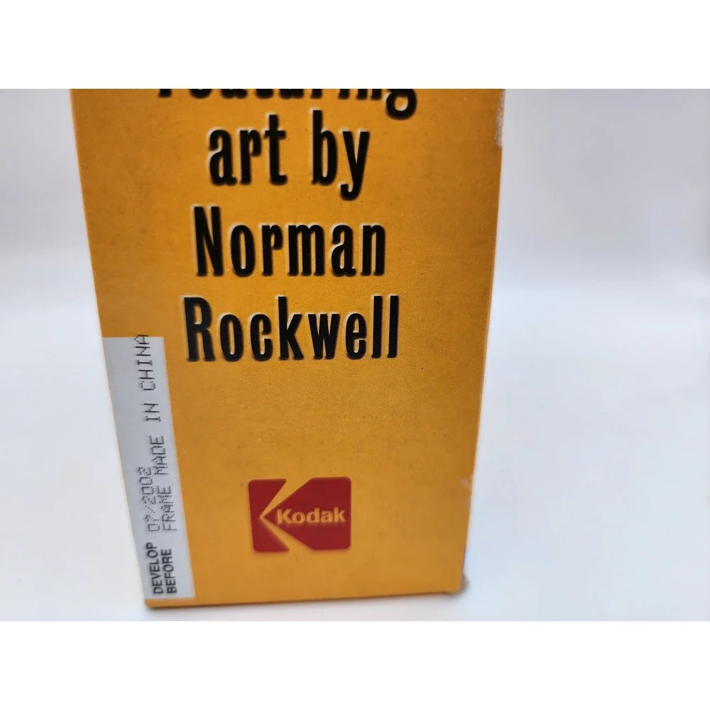 Kodak MAX 35mm Film 4 Rolls Expired 2002 Norman Rockwell Limited Edition Frame